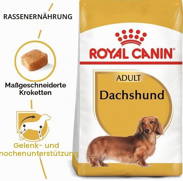 Royal Canin Dachshund Adult | Doppelpack | 2 x 500 g | Alleinfuttermittel für ausgewachsene Dackel ab dem 10. Monat