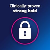 Vista 3 de Fixodent Crema adhesiva original segura para dentaduras postizas completas y parciales, 2.4 onzas (paquete de 5)