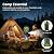 Portable Misting Fan with Remote, 2L Water Tank & 2 Spray Modes, 30000mAh Rechargeable Outdoor Cooling Fan, 4 Wind Speeds, 3 Timers, 120° Oscillation, RGB Lights & Flashlight for Camping Beach Patio