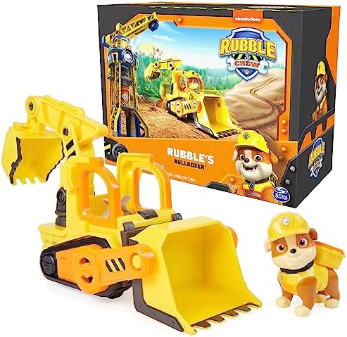 Rubble & Crew Rubble’s Bulldozer Construction Toy & Collectible Figure