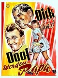 Postercinema Dick und Doof werden Papa - Poster cm. 30 x 40