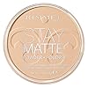 Rimmel London Stay Matte - 011 Creamy Natural - Pressed Powder, Lightweight, High Coverage, Shine Control, 0.49oz