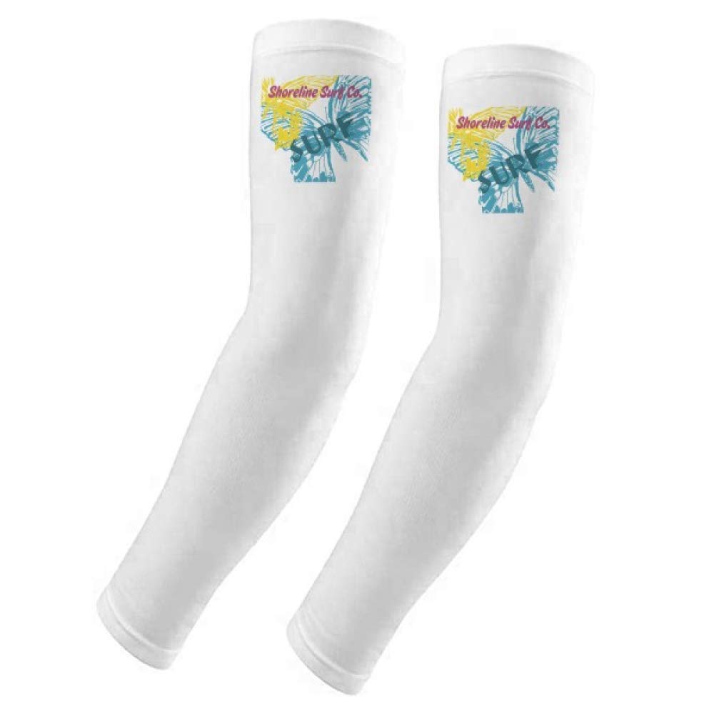 Mangas para brazos de surf con protección UV total y estampado de mariposas Summer Shoreline 5
