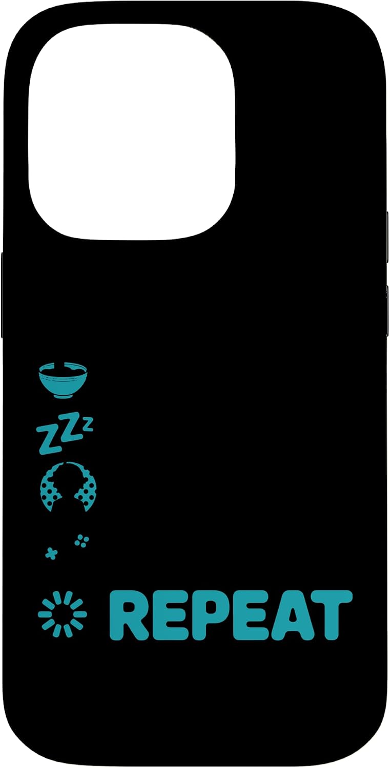 Eat Sleep Anime Gaming Repeat Video Gamer Anime Lover Otaku Case for iPhone 14 Pro