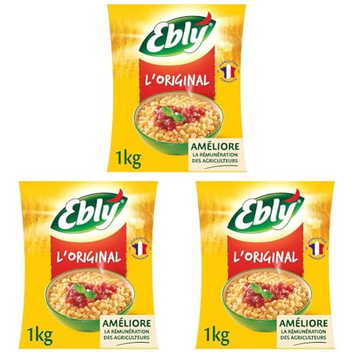 EBLY Blé Vrac Nature 10mn 1Kg (Lot de 3)