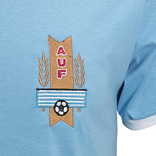 Camisa Uruguai 1950 Liga Retrô Azul Celeste G