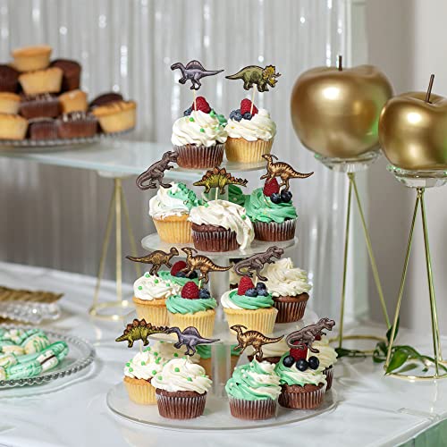 36Pcs Dinosaur Cupcake Toppers Roar Dinosaur Cupcake Picks Dino Cake Decorations For Kids Boys Dinosaur Theme Birthday Babyshower Party Decorations #TOP5