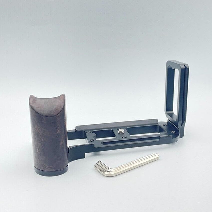Camera Accessory Multitool - Wood Handle, Quick Release Plates, Double Handle