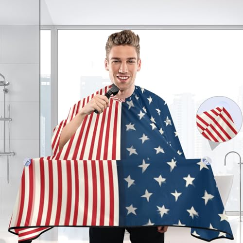 Capa para barbería impermeable 55 x 65 pulgadas miniatura 7