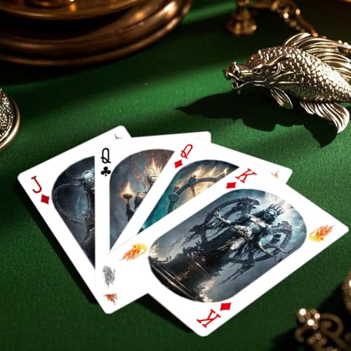 Naipes Poker Sacred Flame Diseño Doble Cara Antideslizante miniatura 6
