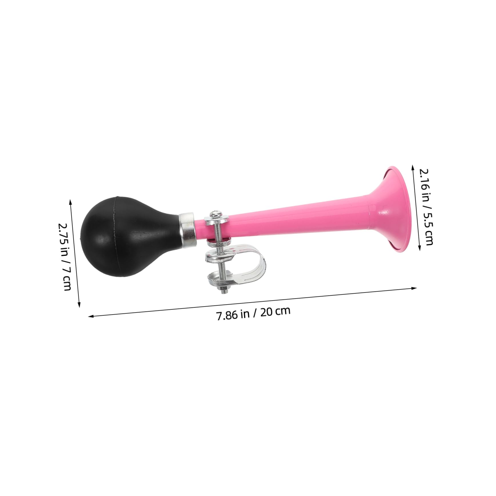 BESTonZON Metal Bicycle Air Horn with Durable Construction Loud and Clear Sound for Mountain Bikes Bikes and Scooters Easy Installation Bicycle Accessory