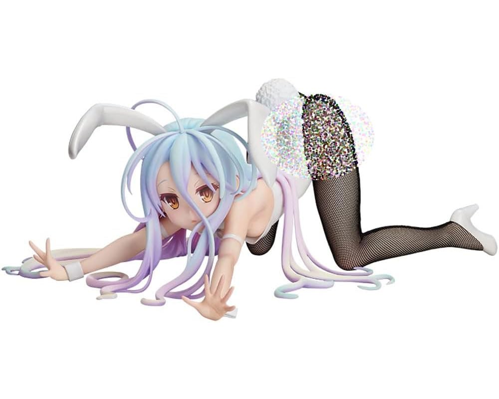 No Game No Life - Shiro - 1/4 króliczek Ver figurka akcji/figurka anime nsfw figurka malowana postać model/model zabawki/PVC/anime kolekcjonerzy przedmiot 12 cm