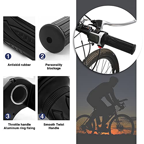Jauopay 48V 1000W Electric Bicycle Conversion Kit, Ebike Brushless Gearless Hub Motor With Sw900 Lcd, Front Wheel Frame For 26" X 1.95"~2.125" Tire, Dual Mode Controller #TOP2