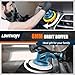 LDHTHOPI Cordless Polisher, 12V 2000mAh Battery Dual Action Polisher, 6 Variable Speeds, 3000-5000RPM for Car Detailing, for Car, Boat, Wall, Floor, DIY (1 Battery)