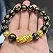 FengShui Bracelet for Men Women Wealth Good Luck Bracelet Black Obsidian Buddha Bead Bracelets Elastic Buddha Dragon Mantra Bracelets Prosperity Protection Jewelry (2)