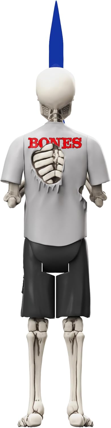 Super7 Powell-Peralta Ray Bones Rodriquez - 3.75" Powell-Peralta Action Figure with Accessory Classic Skateboard Collectibles and Retro Toys