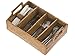 KOUBOO La Jolla Flatware Silverware Tray, Medium, Honey Brown