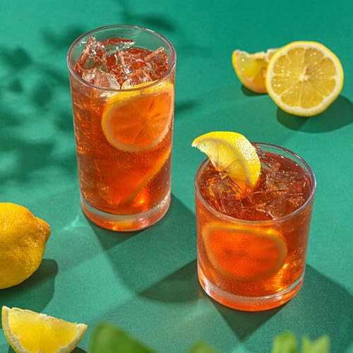 JoyJolt Alain Drinking Glasses Set of 8 Glass Tumblers. Highball 14oz Bar Glasses and Lowball 10oz Rocks Glasses Set. Cocktail, Juice, Whiskey Glasses or Water Glasses. Kitchen or Bar Glassware Set by JoyJolt - Image 6