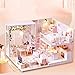 1:24 escala casa de muñecas en miniatura, artesanía de madera creativa en...