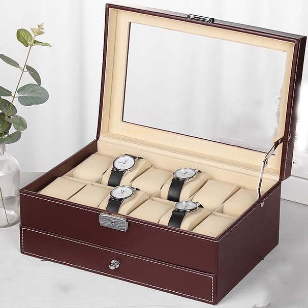 Boîte de rangement pour montres pour sublimer votre coiffeuse et organiser vos bijoux
