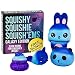Purple Ladybug Novelty Slow Rising Galaxy Jumbo SQUISHIES Pack: Gift Box Includes Starry Galaxy Bunny, Panda, Narwhal, and Emoji Poo Kawaii Soft Squishy Toys - Squishys are Great Sensory Toys!