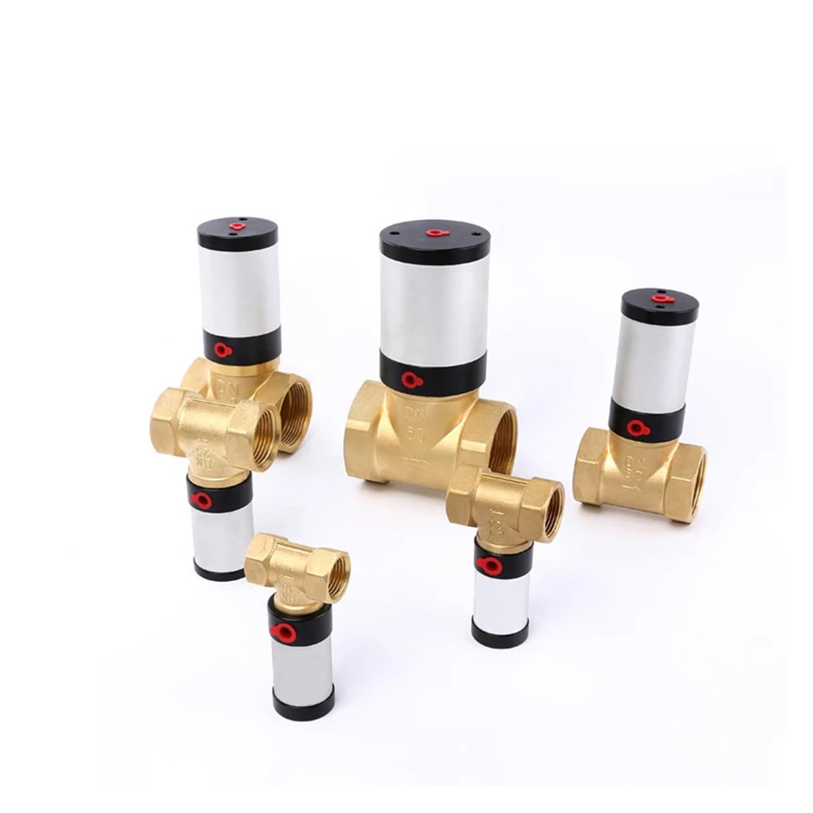 QRUYHBAJU Fluid Air Control Q22HD DN15/20/25/32/40/50 Brass Body Air Control Pneumatic Control(Nbr Seal,DN20)