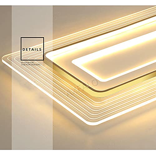 Lámpara de techo LED de metal y acrílico con iluminación creativa 3