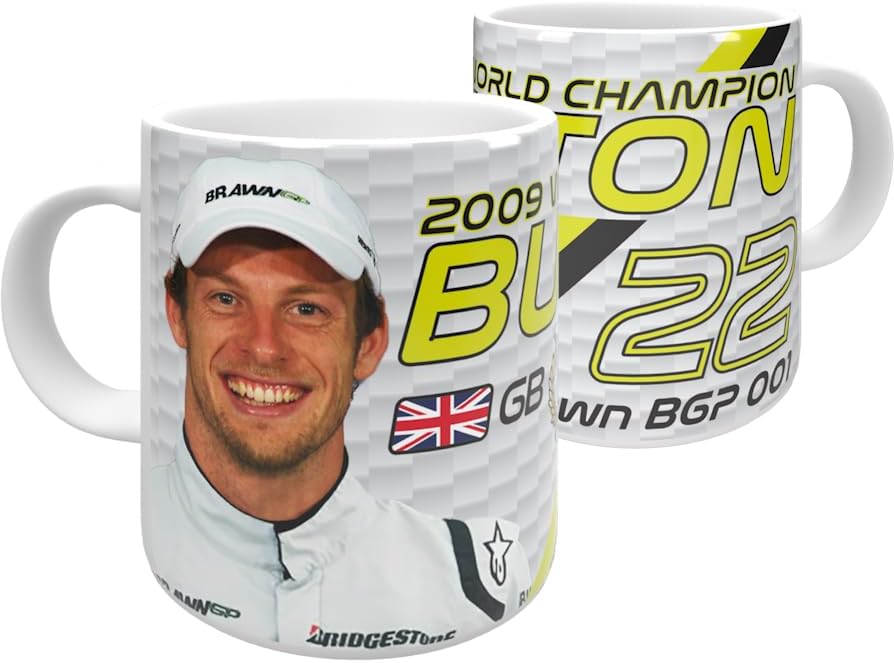 Partisan Jenson Button Mug Champion 1009-11oz