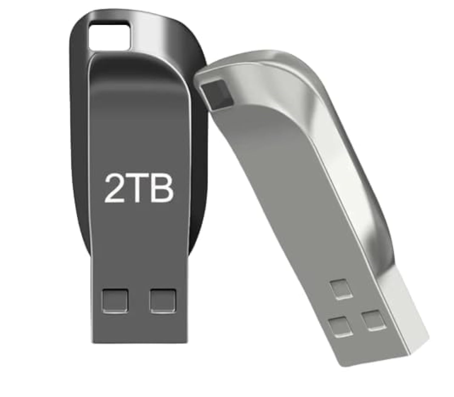 Superstes 2TB Metal USB Flash Drive High Speed Metal Pen Drive Waterproof Mini Disk Memory with Keyhole (Silver) (B0D2DF4FQX) Amazon Price History, Amazon Price Tracker
