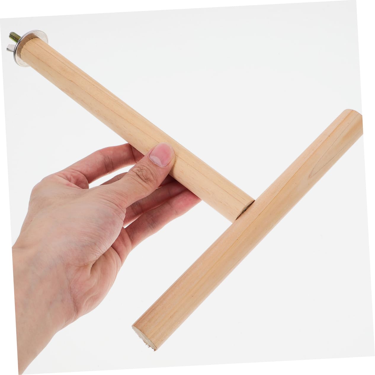 Toddmomy 8piezas Percha para Aves De Madera Natural Soporte para Periquitos y Juguetes para Pájaro para Ejercicio y Descanso
