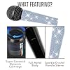 RhymKawa 58 Vocal Microphone with XLR Cable, Black Die-Cast Body and Sparkle Silver Handle Sleeve for KTV, Singing, DJ, Church, Presentation, Recording #1