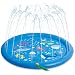 コモライフ ウォータースプラッシュマット 直径100cm 噴水マット 子供用 空気入れ不要 水遊び 水圧調整