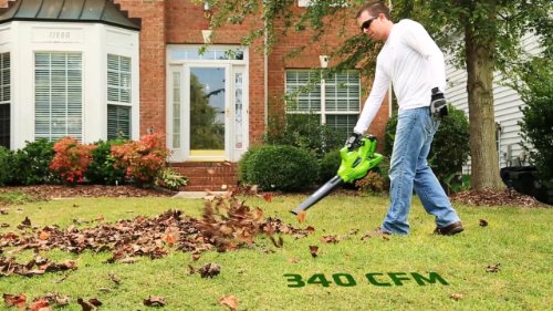 Greenworks 24322 40V (185 Mph / 340 Cfm / 75+ Compatible Tools) Cordless Brushless Leaf Blower / Vacuum thumb #12