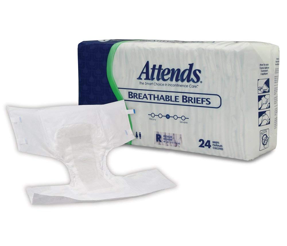 Attends 80253101 Incontinent Brief Attends Breathable