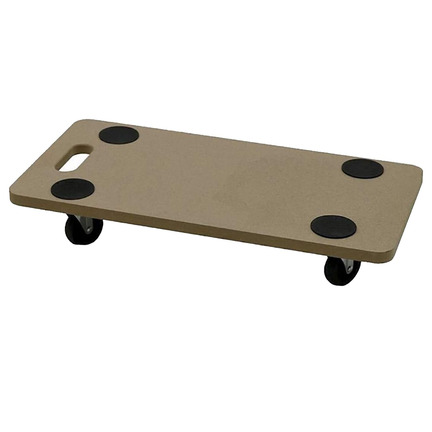 Almineez Natural Portable 200 Kg Dolly Trolley On Wheels Roller Heavy Duty Trolley For Moving Furniture With Eva Foam Non Slip Grip Pads Wooden Platform Lifter Trolley & Carry Handle (1)
