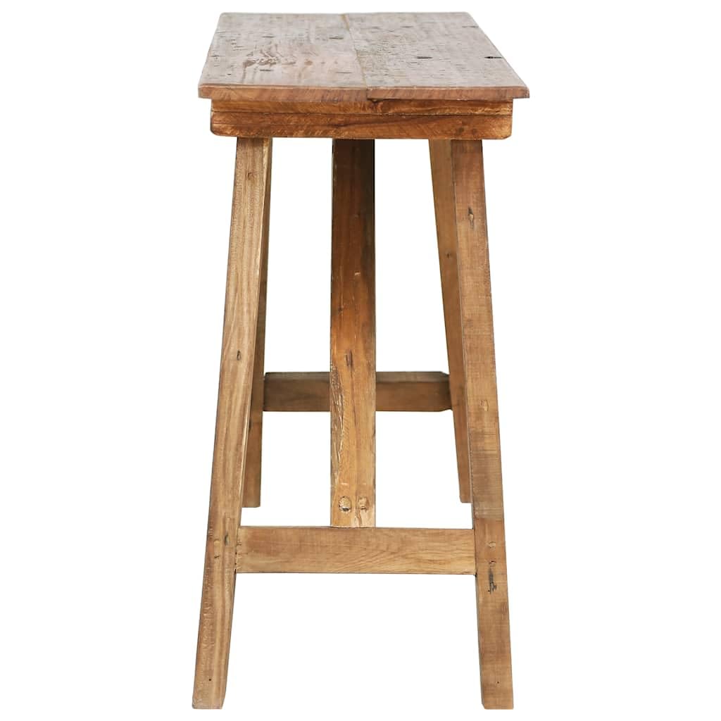 Table Console 130 x 40 x 80 cm Bois Recyclé Style Que