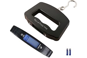 Electronic Luggage Scale: Large Handle, High Precision, 360° Rotation