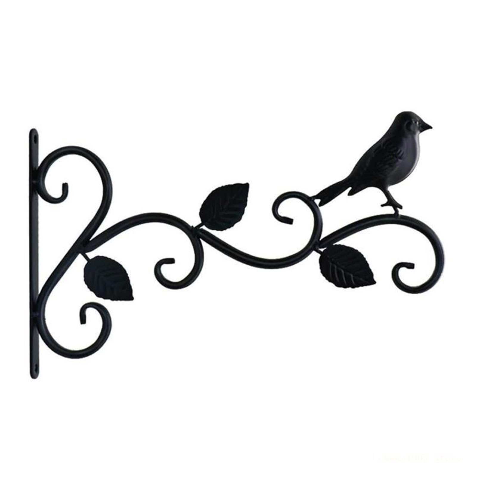YUPLIODSX Hanging Basket Bracket Heavy Duty Garden Hanging Brackets Featuring Delicate Bird for Plant Pots(Trifoliate Bird)
