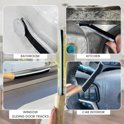 Image of Dryer Lint Brush Vent Trap Cleaner, Refrigerator Condenser Coil Brush & Crevice Gap Cleaning Brush (2PCS) for Household Use - Grout Scrub Brush, House Cleaning Supplies, Home Essentials