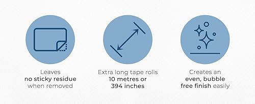 Miniatura 9 de Serenity Fair Alice Adventures in Wonderland Tea Party - Juego de cinta adhesiva reutilizable, suministros de manualidades versátiles, cinta extra