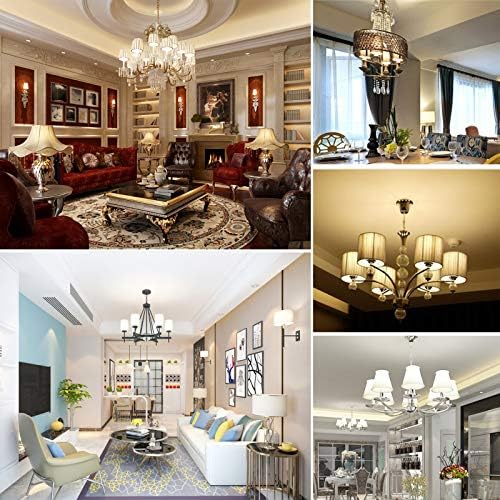 Bonlux 4W G9 led Bulbs Dimmable AC220-240V Warm White 2700K No Flicker g9 bi pin Bulbs g9 Capsule led 390lm 35W Halogen Bulb Equivalent Energy Saving G9 Bulb for Chandelier Home Lighting Decor, 5pcs