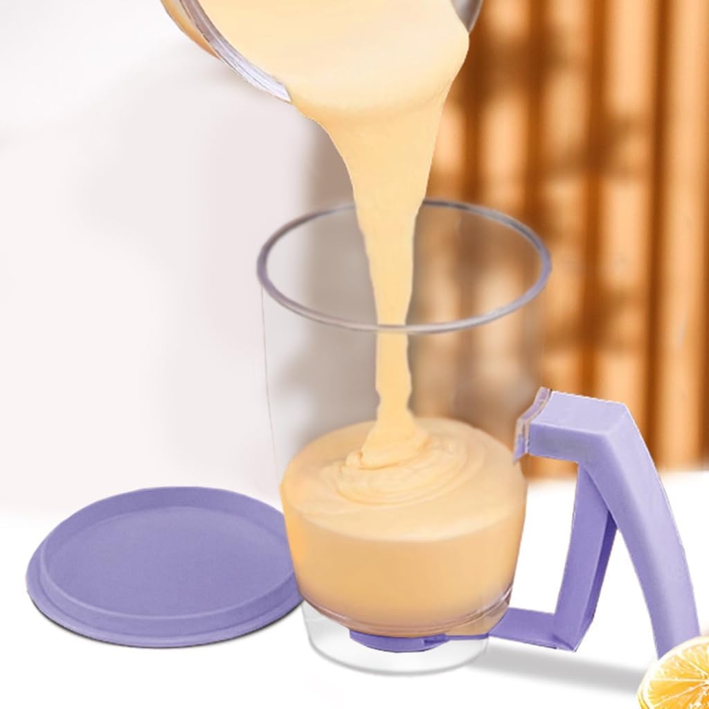 Handheld Batter Dispenser Cupcake Batter Distributor Precise Measurement Leak Proof Plastic Baking Tool