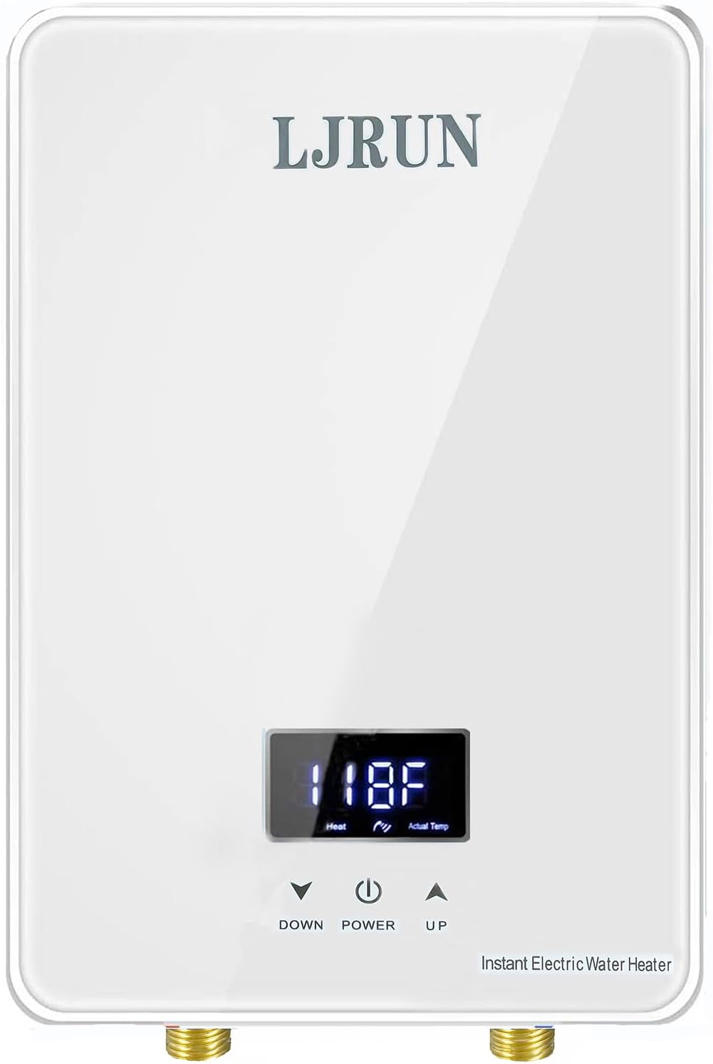 LJRUN Instant Electric Water Heater 240V, 6kW Tankless Water Heater for