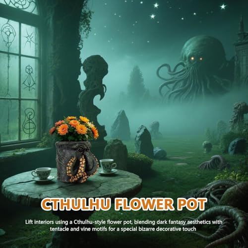 Pot de fleurs en résine haute finition pour décoration de table raffinée