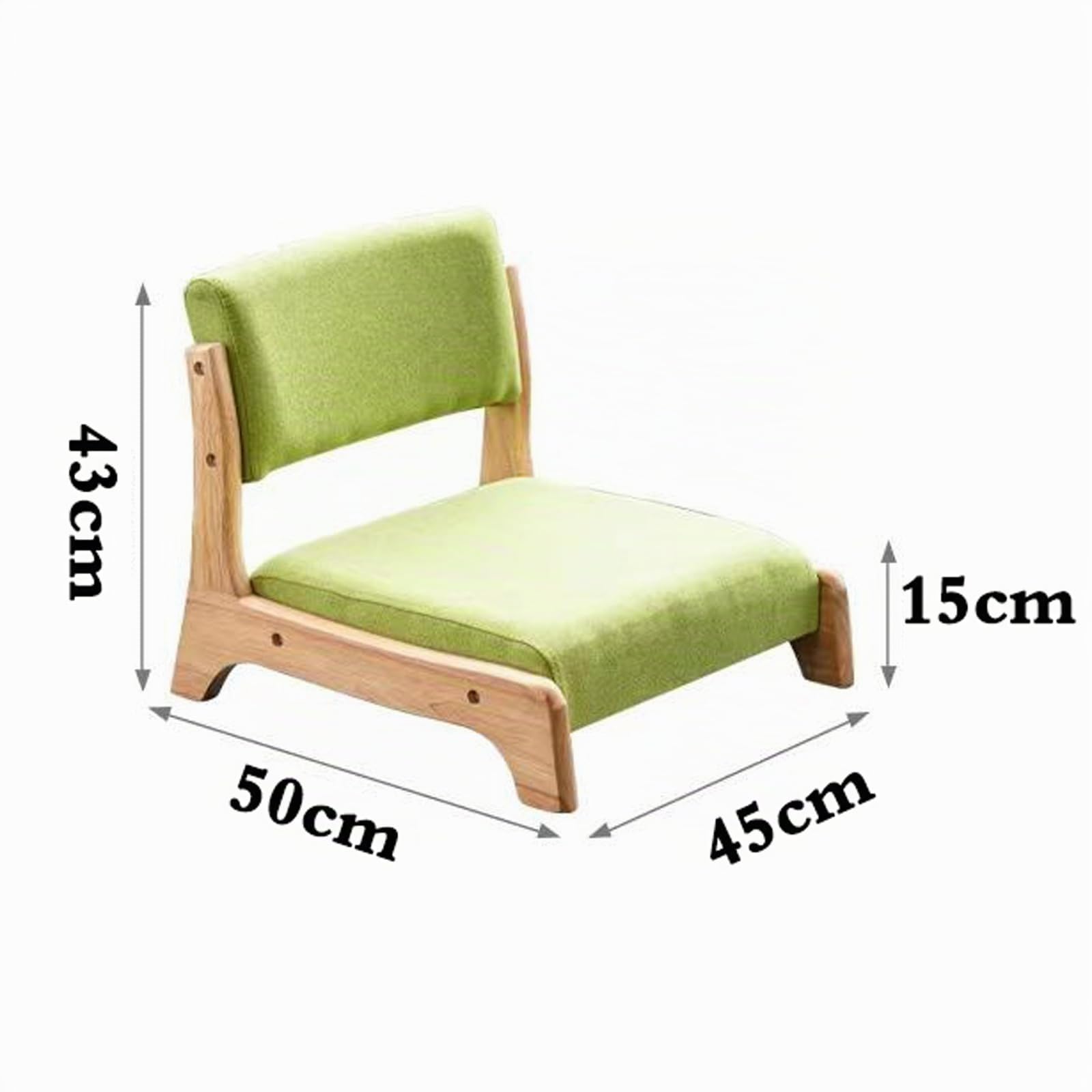 Chaise De Sol Tatami,Siège De Sol De Chaise De Salon,Chaise de Sol Japonaise multifonctionnelle,Chaise de Sol de méditation,avec Dossiers,pour la Lecture de la méditation Baie vitrée