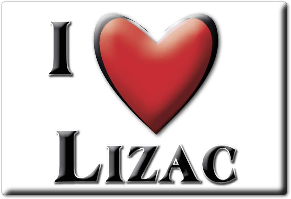Enjoymagnets LIZAC (82) FRIDGE MAGNET FRANCE FRANCHE COMTÉ SOUVENIR I LOVE GIFT PRESENT