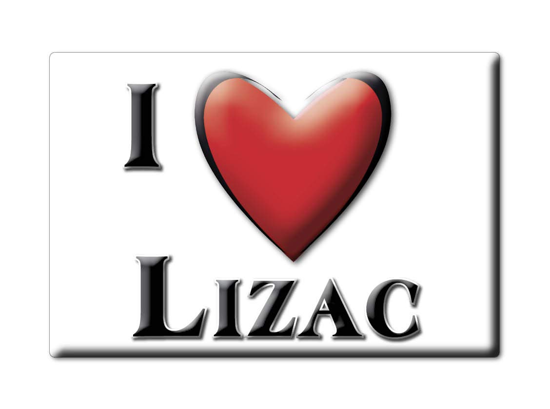 Enjoymagnets LIZAC (82) FRIDGE MAGNET FRANCE FRANCHE COMTÉ SOUVENIR I LOVE GIFT PRESENT