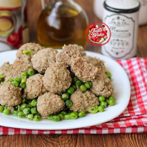 Polpette in Bianco con Piselli