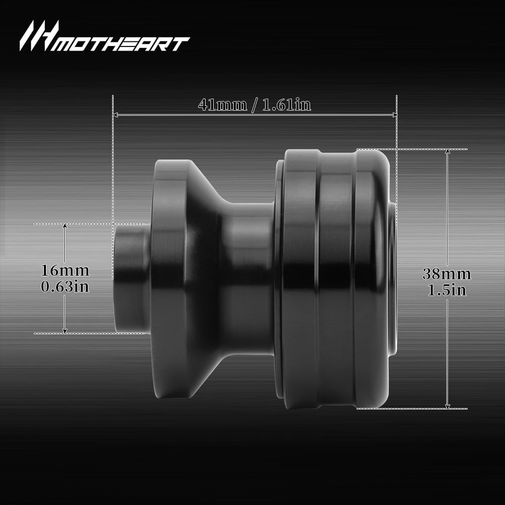 M8 Motorcycle Swingarm Spools For Daytona 660 2024-2025 CNC Aluminum Paddock Stand Sliders for Rear Swingarm Protection (See details below) daytona 660 Accessories (Black)