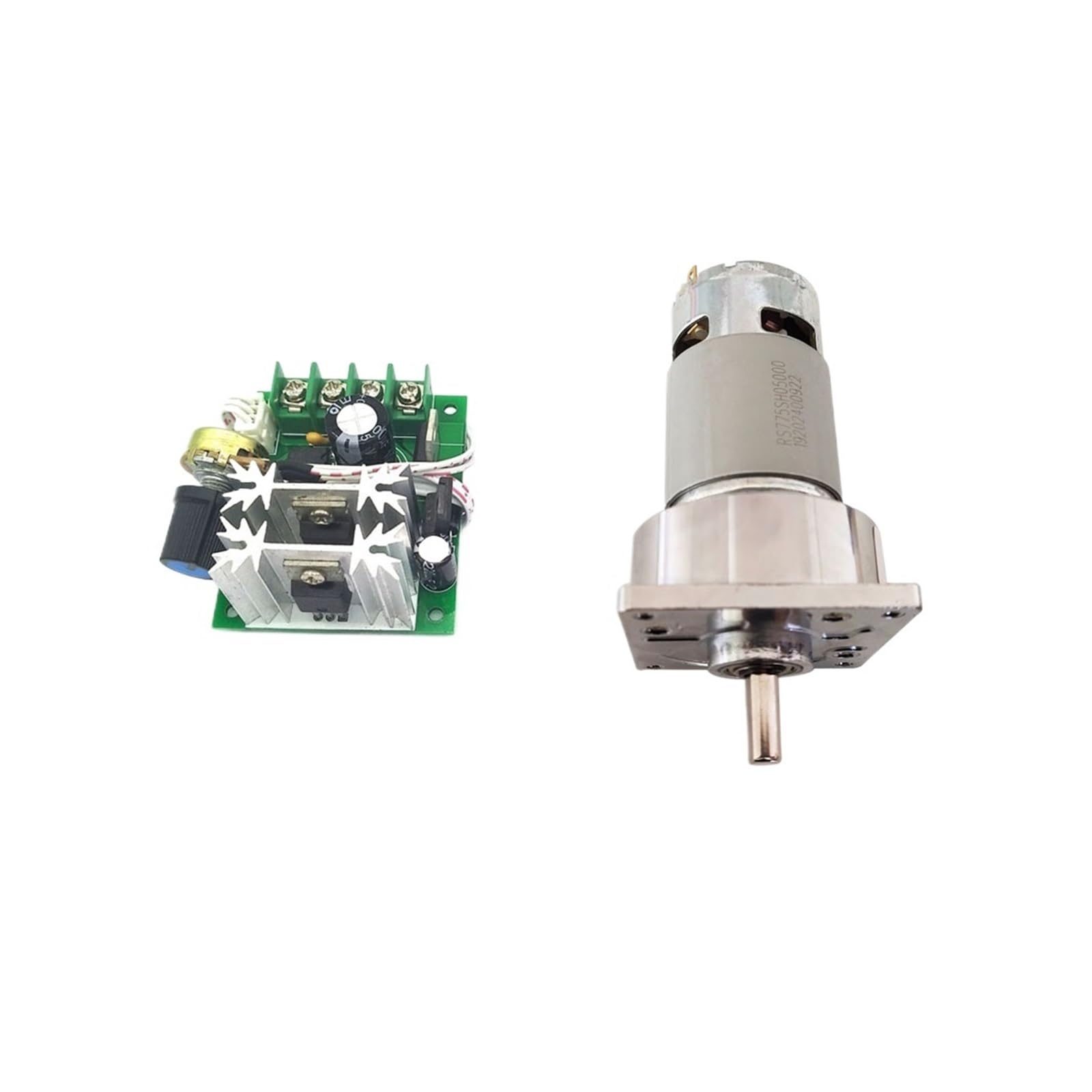 Motorreductor de CC de 80 kg/cm, gran par, 5-500 rpm, 35 W, 775, 12 V, 24 V, minimáquina eléctrica, reductor for herramientas eléctricas, personalizado.(Package A,12V 5rpm)